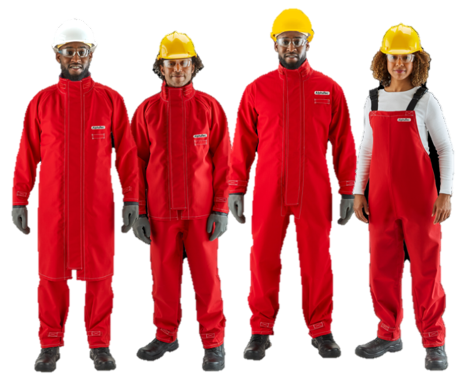 Workers wearing AlphaTec Jackets, Coats, Bibs and Coveralls